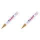 CMYYNNA Premium Acrylic Paint Pen,Water Based,Extra Fine Point,Gold,Odorless,Acid Free and Safe,Opaque Ink,Environmental Friendly,AP Certified