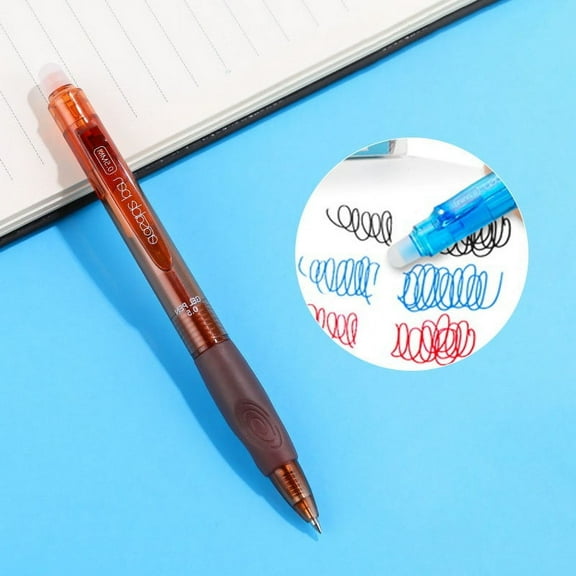 CMYYNNA Retractable Erasable Gel Pens Soft brown 1 Pack,0.7mm Click Erasable Gel Ink Pens for Smooth Writing & Easy Erasing,Refillable Erasable Click Pens for Home Office Supplies
