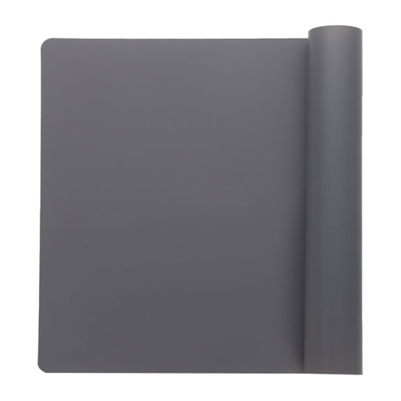 CMYYNNA Silicone Mats for Kitchen Counter,Large Silicone Countertop Protector 15.74" by 12",Nonskid Heat Resistant Desk Saver Pad,Multipurpose Mat,Placemat,Dark Gray