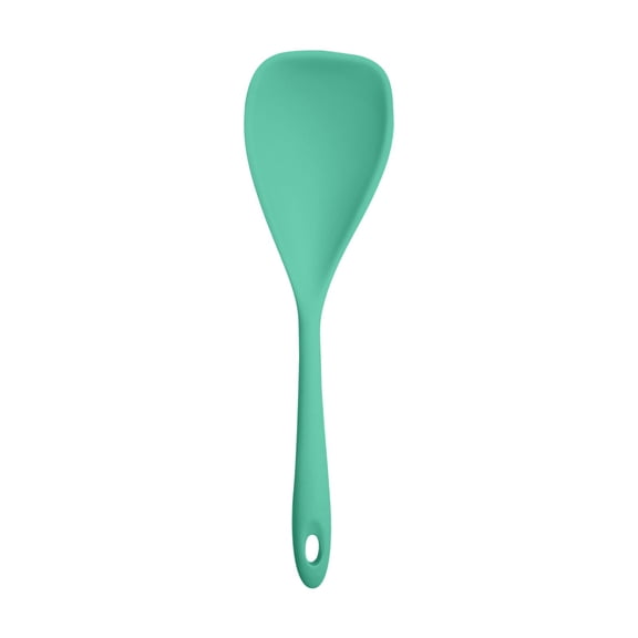 CMYYNNA Silicone Spoon Spatula Set of 2, 600ºF Heat-Resistant Food Grade Rubber Spoonula with Seamless Design, Non-Stick Dishwasher Safe Kitchen Utensils for Cooking, Baking, Mixing, Scraping (Green)