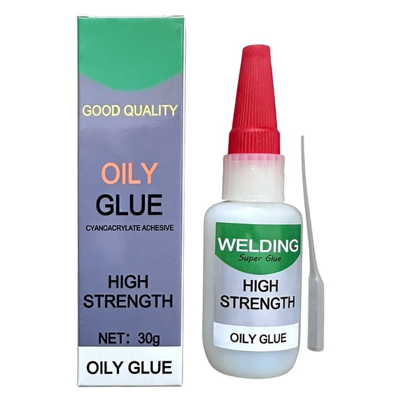 CMYYNNA Welding High-Strength Oily Glue - Ceramic Glue for Porcelain and Pottery Repair,Waterproof,No Smell,Temperature Resistant,for Shoes,Metal,Plastic,Wood,Leather,Glass,DIY,1 Pack（30g）