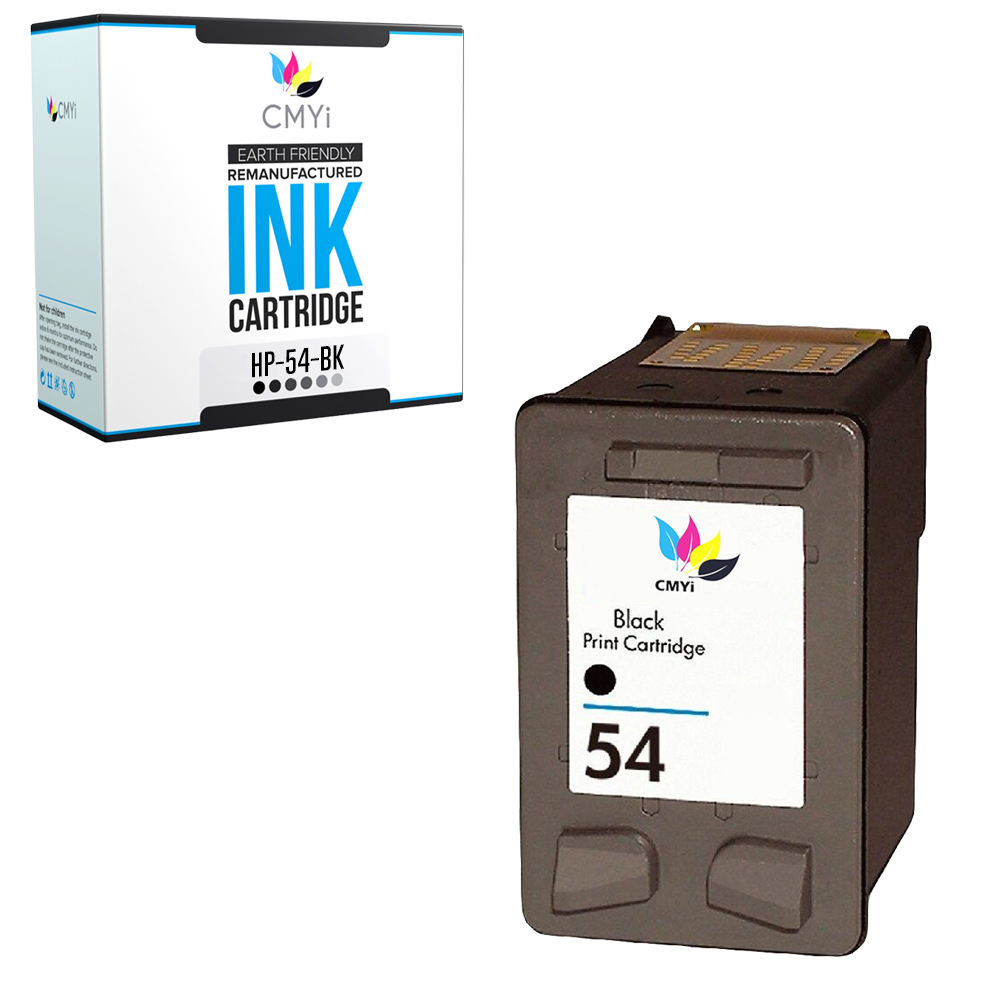 CMYi 54 Black 1-Pack Ink Cartridge Compatible for HP 54 - DeskJet F4135 ...