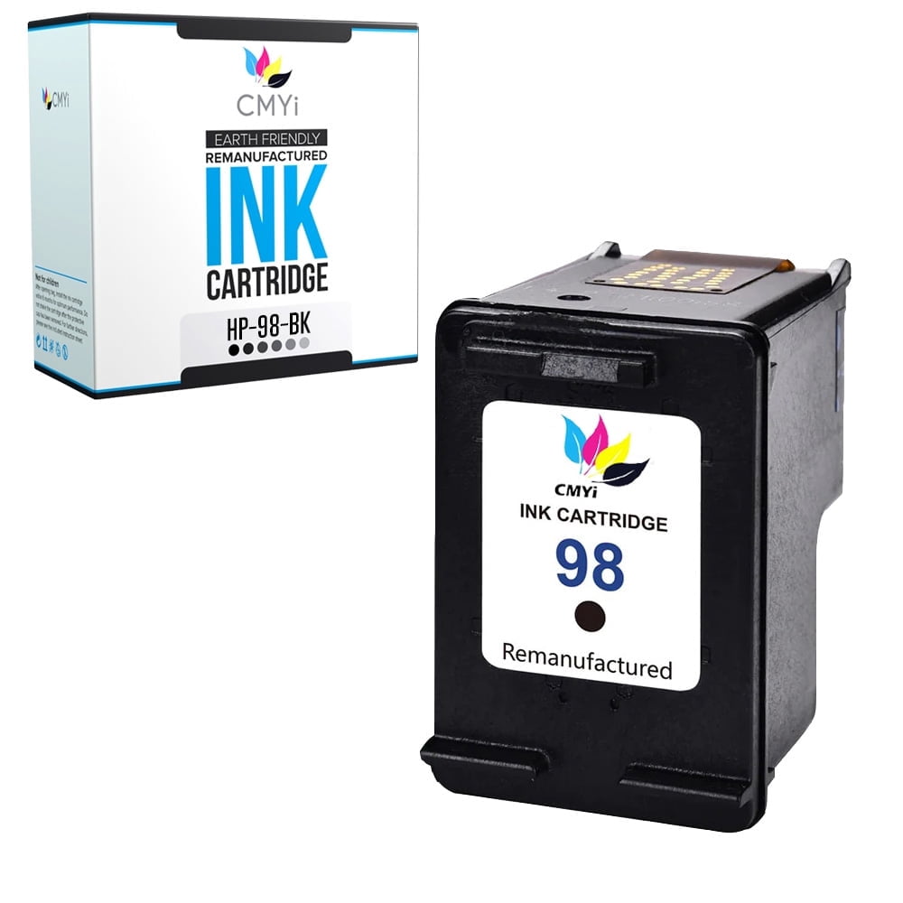 CMYi 98 Black 1-Pack Ink Cartridge compatible for HP98 - (1 Black ...