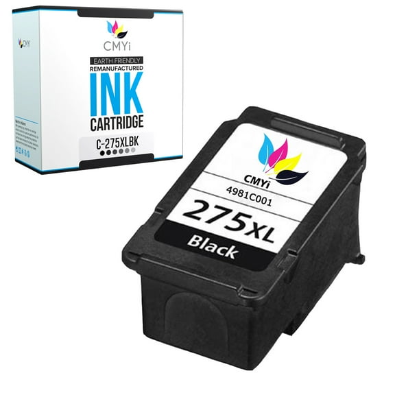 CMYi PG-275XL Black Ink Cartridge Replacement Compatible for Canon PIXMA Printer, 1Count