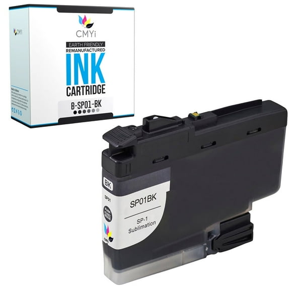 CMYi SP01 Black 1-Pack Ink Cartridge compatible for Brother SP01 - SP1 Sublimation (1 Black)