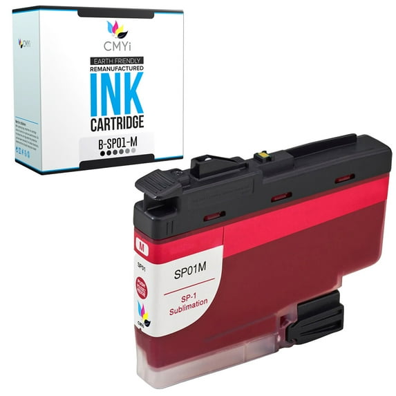CMYi SP01 Magenta 1-Pack Ink Cartridge compatible for Brother SP01 - SP1 Sublimation (1 Magenta)