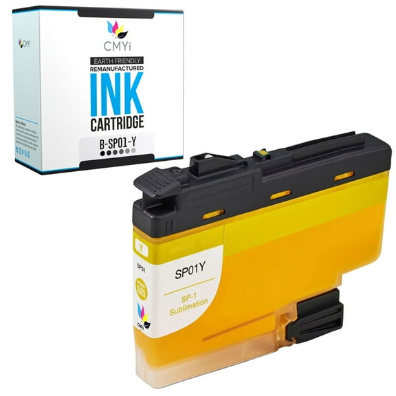 CMYi SP01 Yellow 1-Pack Ink Cartridge compatible for Brother SP01 - SP1 Sublimation (1 Yellow)