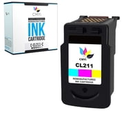 CMYi CL-211 Color Ink Cartridges Compatible with Canon CL-211 PIXMA Inkjet Printers, 1 Tri-color