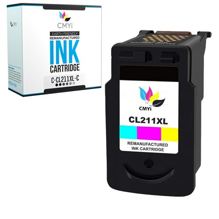 CMYi CL-211XL Tri-color 1-Pack Ink Cartridge compatible for Canon CL-211XL - PIXMA iP2700, iP2702, MP230, MP240, MP250, MP270, MP280, MP480, MP490, MP495, MP499, MX320, MX330, MX340 (1 Tri-color)