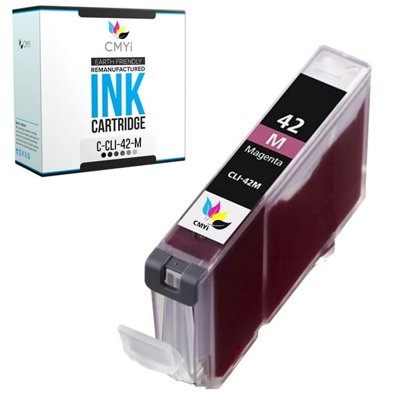 CMYi CLI-42 Magenta 1-Pack Ink Cartridge compatible for Canon CLI-42 - PIXMA PRO-100, PRO-100S (1 Magenta)