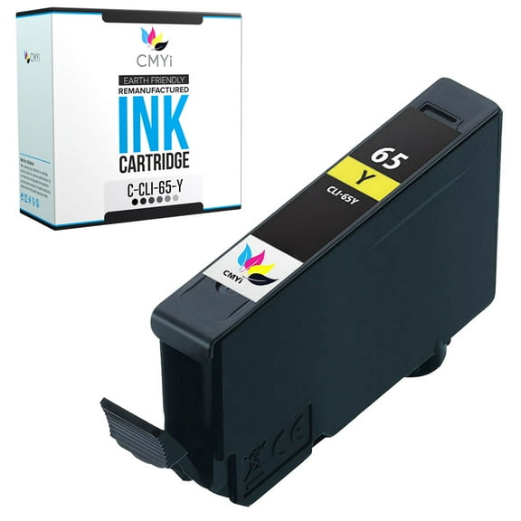 CMYi CLI-65 Yellow 1-Pack Ink Cartridge compatible for Canon CLI-65 - PIXMA PRO-200 (1 Yellow)