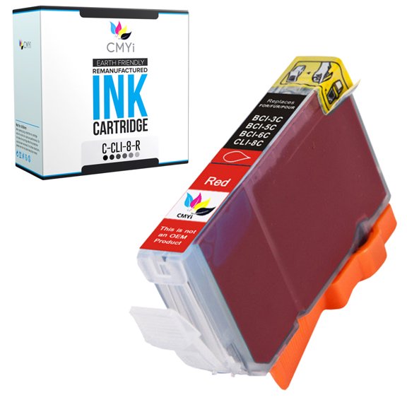 CMYi CLI-8 Red 1-Pack Ink Cartridge compatible for Canon CLI-8 - PIXMA Pro 6000, Pro 6500, Pro 9000, Pro 9000 Mark II (1 Red)