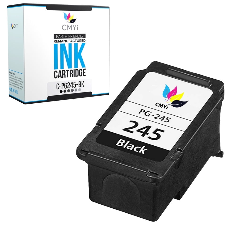 CMYi PG-245 Black Ink Cartridge Replacement Compatible for Canon PIXMA Printer, 1 Count
