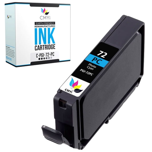 CMYi PGI-72 Photo Cyan 1-Pack Ink Cartridge compatible for Canon PGI-72 - PIXMA PRO-10, PRO-10S (1 Photo Cyan)