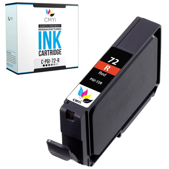 CMYi PGI-72 Red 1-Pack Ink Cartridge compatible for Canon PGI-72 - PIXMA PRO-10, PRO-10S (1 Red)