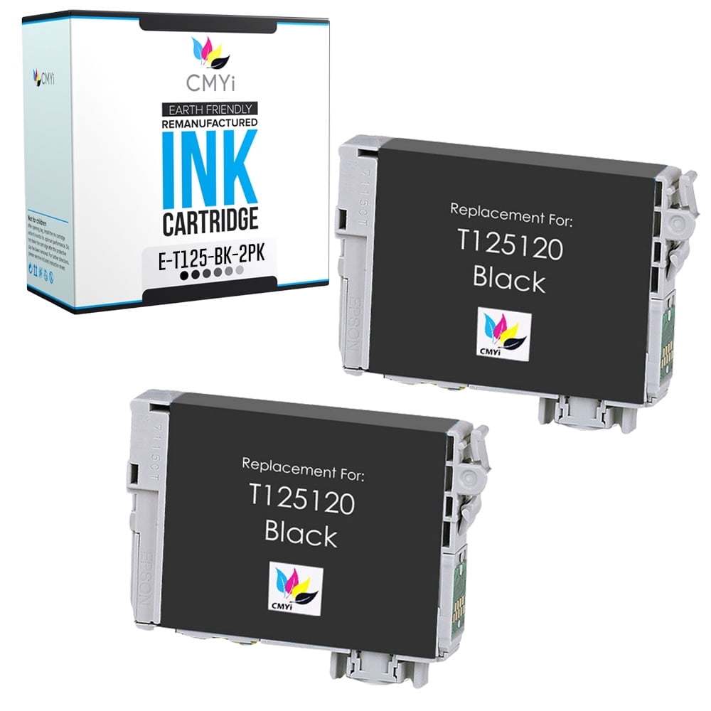 323d Ink CMYi 125 Black 2-Pack Ink Cartridges compatible for Epson 125 - Stylus ...