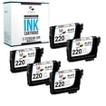 thumbnail image 1 of CMYi 220XL Compatible with Epson Ink Cartridges for Printers, Expression, WorkForce Series, Black, 5 Pack, 1 of 8