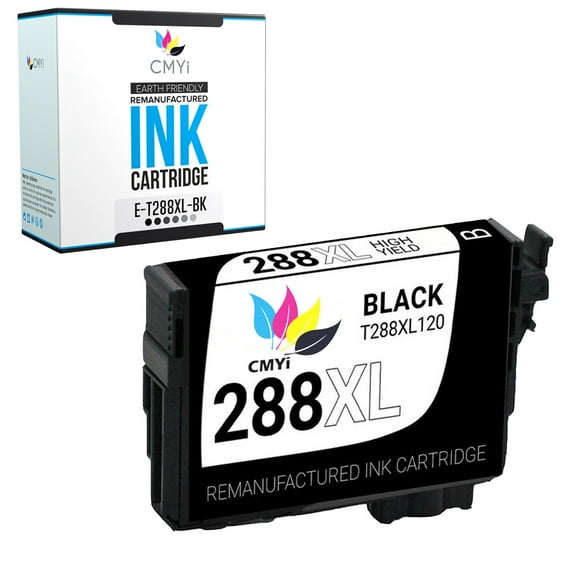 CMYi 288XL Black 1-Pack Ink Cartridge compatible for Epson 288XL - Expression XP-330, XP-340, XP-430, XP-434, XP-440, and XP-446 (1 Black)