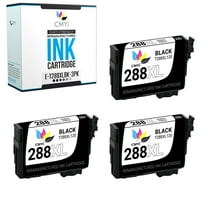 CMYi 288XL Black 3-Pack Ink Cartridges compatible for Epson 288XL - Expression XP-330, XP-340, XP-430, XP-434, XP-440, and XP-446 (3 Black)