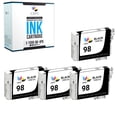thumbnail image 1 of CMYi Inkjet Printer Ink Cartridges Compatible for Epson 98, Artisan Series, 4 Black, 1 of 8