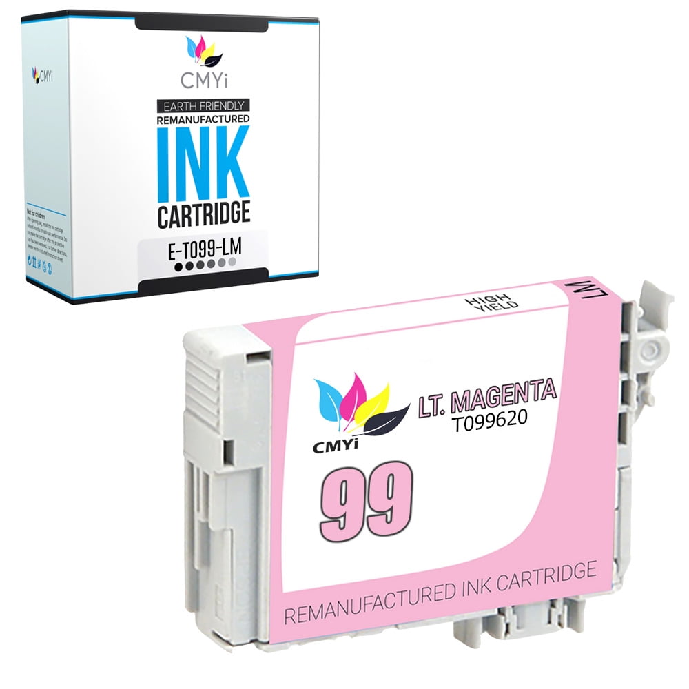 CMYi 99 Light Magenta 1-Pack Ink Cartridge compatible for Epson 99 - Artisan 700, 710, 725, 730, 800, 810, 835, and 837 (1 Light Magenta)