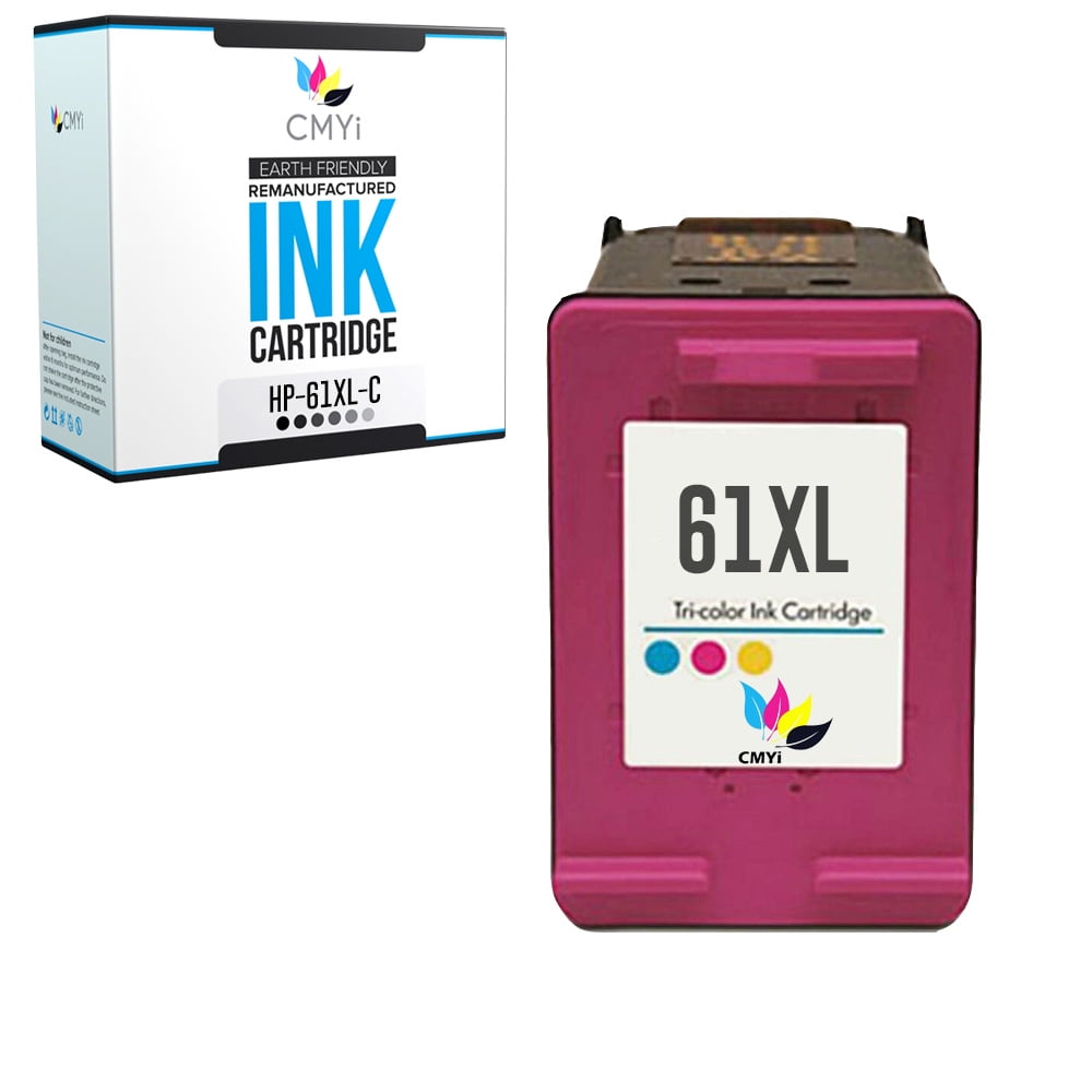 CMYi 61XL Tri-color 1-Pack Ink Cartridge compatible for HP 61XL - ENVY 4500, 4501, 4502, 4503, 4504, 4505, 4506, 4507, 4508, 4509, 5530, 5531, 5532, 5534, 5535, 5536, 5539 (1 Tri-color)