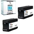 thumbnail image 1 of CMYi 711 Black 2-Pack Ink Cartridges compatible for 711 - DesignJet T100, T120, T125, T130, T520, T525, T530 (2 Black), 1 of 8