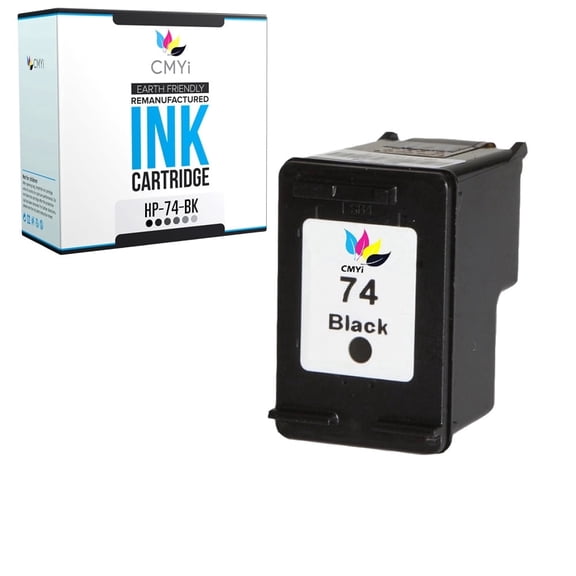 CMYi 74 Black 1-Pack Ink Cartridge Compatible for HP 74 - PhotoSmart C4200, C4205, C4210, C4225, C4235, C4240, C4250, C4270, C4272, C4273, C4275, C4280, C4283, C4285, C4288, C4293, C4294 (1 Black)