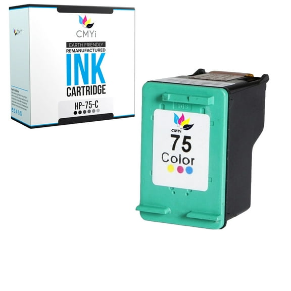CMYi 75 Tri-color 1-Pack Ink Cartridge compatible for HP 75 - PhotoSmart C4300, C4340, C4342, C4343, C4344, C4345, C4348, C4380, C4382, C4383, C4384, C4385, C4388, C4390, C4400, C4410 (1 Tri-color)