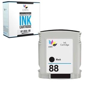 CMYi 88XL Black 1-Pack Ink Cartridge Compatible for HP 88XL - OfficeJet Pro K5300, K5400dn, K5400dtn, K5400tn, K5456z, K550, K550dtn, K550dtwn, K8600, K8600dn, K8600dtn, L7000, L7380, L7400 (1 Black)