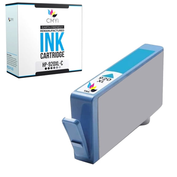 CMYi 920XL Cyan 1-Pack Ink Cartridge compatible for HP920XL - OfficeJet 6000 - E609a, 6000 Wireless - E609n, 6500 - E709a, 6500 Wireless - E709n, 6500A - E710a, 6500A Plus - E710n, 7000 (1 Black)