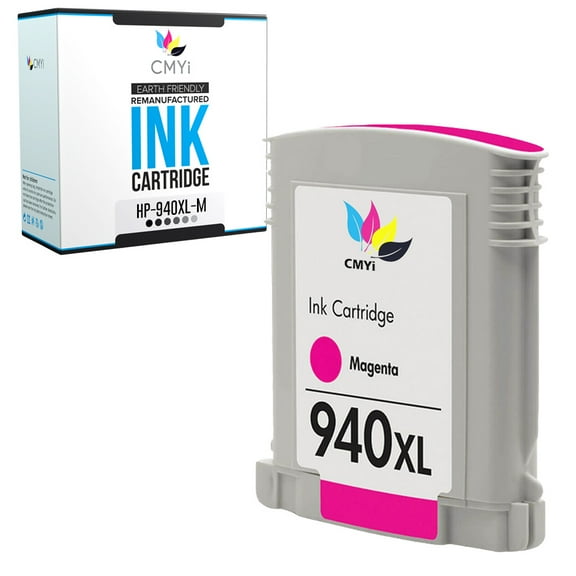 CMYi 940XL Magenta 1-Pack Ink Cartridge compatible for HP 940XL - OfficeJet Pro 8000 - A809a, A811a, A809n, 8500 - A909a, A909n, A909g, A910a, A910g, 8500A Premium - A910n (1 Magenta)