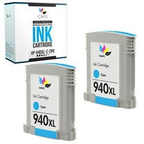 CMYi 940XL Cyan 2-Pack Ink Cartridges compatible for HP 940XL - OfficeJet Pro 8000 - A809a, A811a, A809n, 8500 - A909a, A909n, A909g, A910a, A910g, 8500A Premium - A910n (2 Cyan)