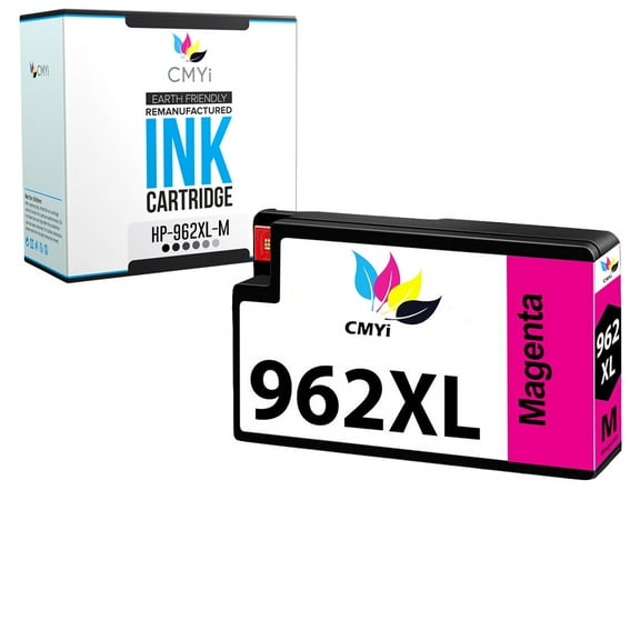 CMYi 962XL Magenta 1-Pack Ink Cartridge compatible for HP 962XL - OfficeJet 9012, Pro Premier, 9010, 9010e, 9012, 9012e, 9013, 9014, 9014e, 9015, 9015e, 9016, 9016e, 9018, 9018e, 9019 (1 Magenta)