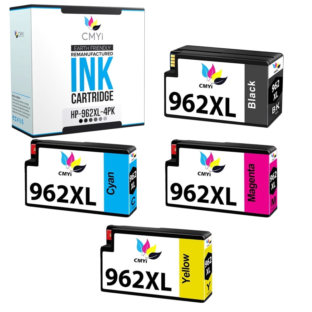 CMYi 962XL Combo Pack of 4 Ink Cartridges compatible for HP962XL ...