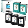 thumbnail image 1 of CMYi Black/Color Inkjet Printer Ink Cartridges Replacement Compatible with HP 98 95, 5 Pack, 1 of 8