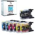 thumbnail image 1 of CMYi LC75 Combo Pack of 7 Ink Cartridges Compatible for Brother DCP Series J525W J725DW J925DW MFC Series J280W J425W J430W J435W J625W J6710DW J6910DW J835DW (1 Black, 2 each Cyan, Magenta, Yellow), 1 of 7