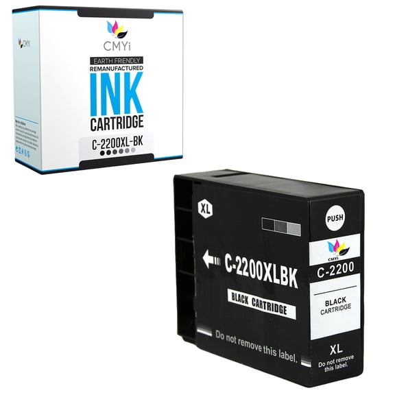 CMYi PGI-2200XL Black 1-Pack Ink Cartridge Compatible for Canon MAXIFY iB4020 iB4120 MB5020 MB5120 MB5320 MB5420 (1 Black)
