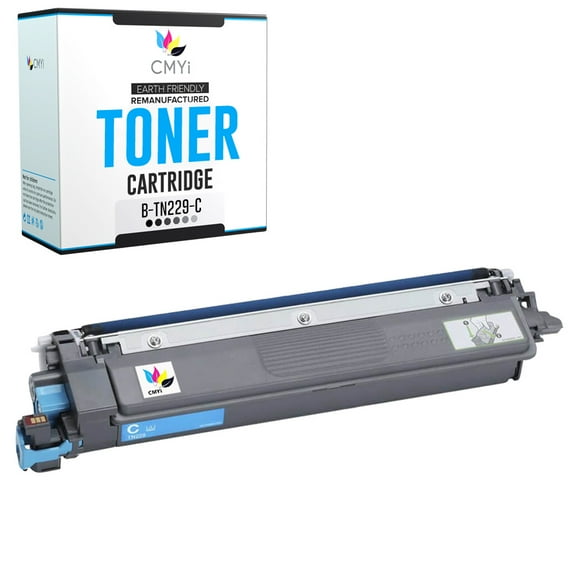 CMYi TN229 Cyan 1-Pack Toner Cartridge compatible for Brother TN229 - HL L3220CDW, L3280CDW, L3295CDW, L3300CDW, L3320CDW, L8245CDW, MFC L3720CDW, L3765CDW, L3780CDW, L8395CDW (1 Cyan)