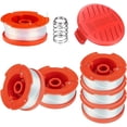 thumbnail image 1 of CMZST065/CMZST0653 String Trimmer Line 30 Feet 0.065-inch Compatible with Craftsman Models: CMCST900, CMESTE920,CMEST913, CMESTA900,8-Pack (6-Line Spool + 1 Cap+1 Spring), 1 of 4