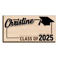 thumbnail image 1 of CMrtew 1 Pcs 2025 Wooden Grad Card Cash Box, Graduation Money Holder, Class of 2025 Envelope Wallet Gifts for Graduates, 1 of 9