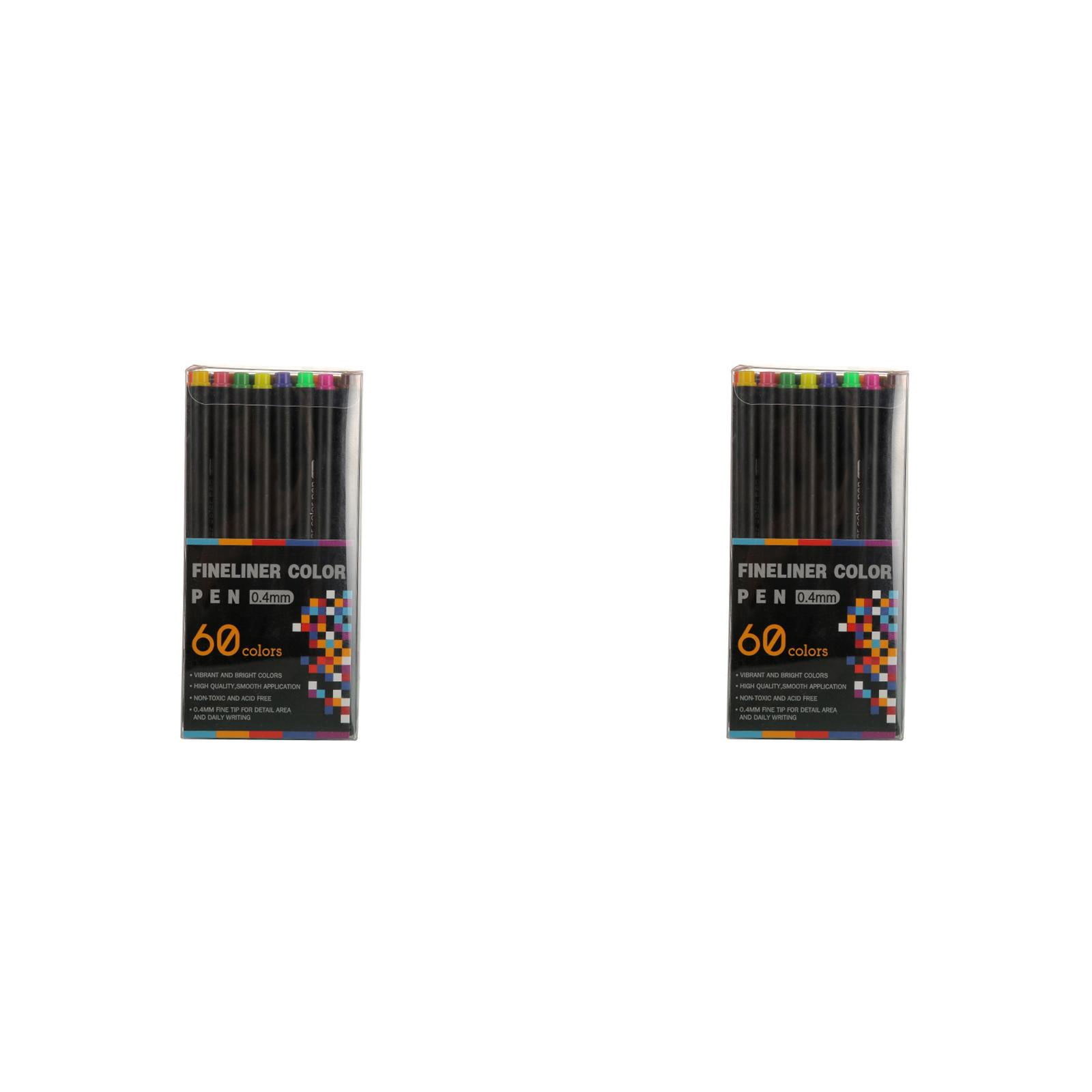 CMrtew 120pcs Fineliner Drawing Pens Artist Art Supplies Adult Waterproof Watercolor Fine Line Marker Archival Ink Sketch Outline Manga Anime Gift Sketching Zentangle Stuff