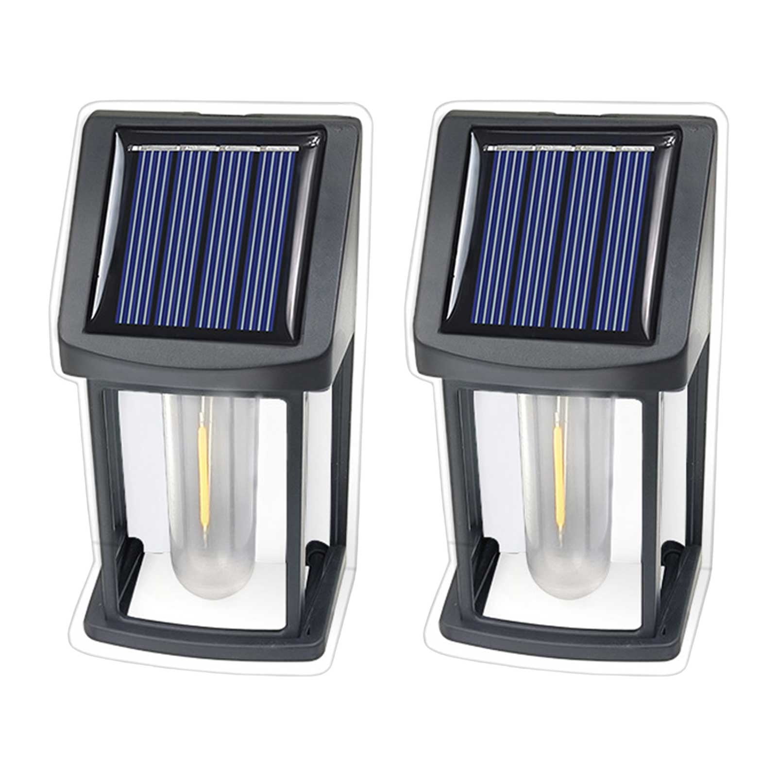 Curated visual reference: Cmrtew 2 Pack Solar Tungsten Wall Light 2024 New Wireless Photo Inspiration