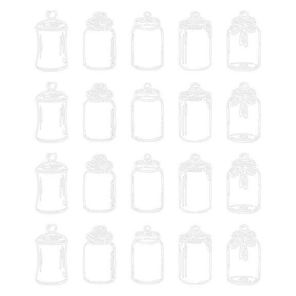 CMrtew 20 Pcs DIY Dried Flower Bookmark Transparent Clear Bookmarks, Colorful Tassels & Handmade Craft Kit for Books, Journals, Gifts (Classic Style)