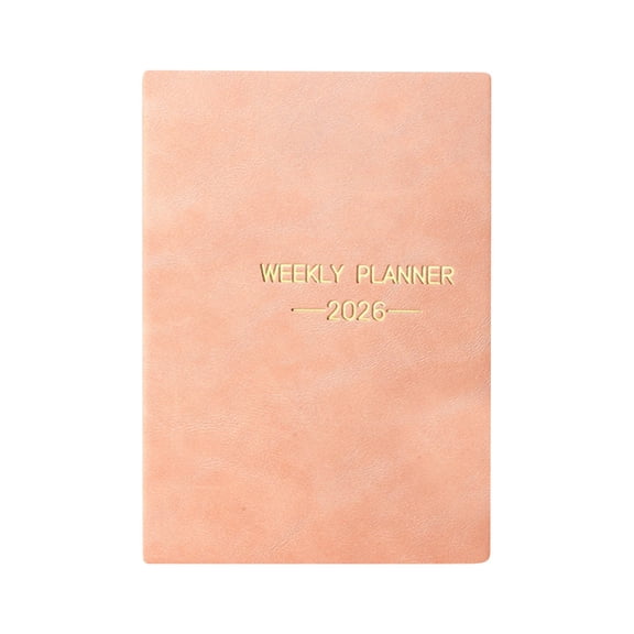 CMrtew 2026 Daily Planner,A5 Daily Journal Notebook Soft Leather Cover Calendar Diary Book with Tabs for 365 Days Plan Appointment Book Schedule Business Agenda Scrapbook,Jan 2026 - Dec 2026