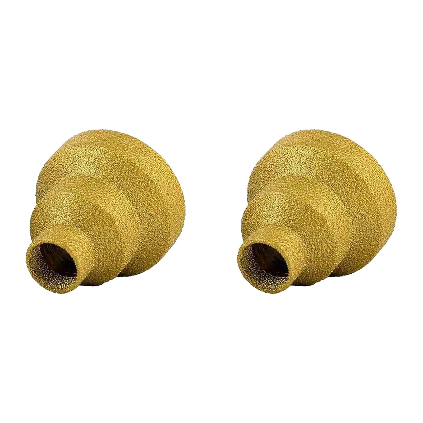 CMrtew 2Pcs Diamond Step Drill Bits 20-35-50mm for Metal, Tile, Wood, Concrete, Marble, Multi Hole Opener Cone Bit Grinder Cutter, Beveling Chamfer Step Tapered Reamer, Multilayered Layer Bit