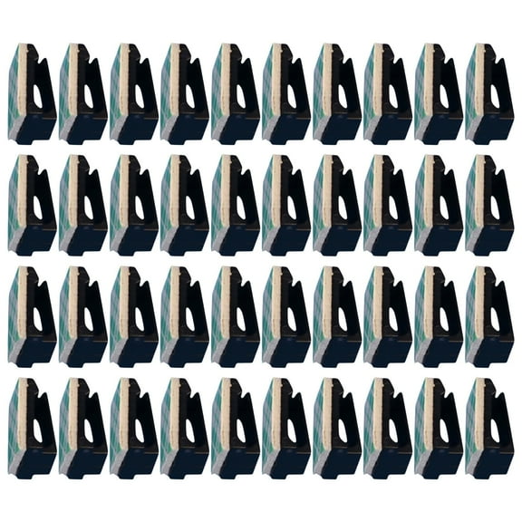 CMrtew 40 Pcs Small Black Adhesive Cable Clips for Cord Management Under Desk Nightstand Phone PC Charger Plug Speaker TV Cord Holder Keeper Hook Wall Wire Organizer Car Dash Cam Ethernet