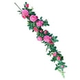 thumbnail image 1 of CMrtew ‌5.9ft Artificial Rose Vine Garland Lifelike Tea Rose Floral Decor for Weddings, Walls & Garden | Indoor/Outdoor Hanging Flowers for Arch, Home & Party Decoration‌, 1 of 9