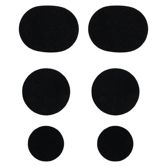 CMrtew 6PCS Mesh Shoes Hole Repair Self-Adhesive Sneaker Hole Vamp Repair Sticker Anti-Abrasive Quick Repair Shoes Tool 3 Sizes, Available in 6 Colors