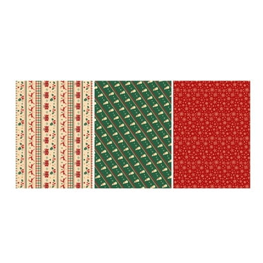 CMrtew 6pcs 2024 Christmas Wrapping Paper Set Colorful Gift Wrapping Paper Holiday Party Gift Paper for Kids Women Men, Recycled Gift Wrapping Paper Sheets for Xmas New Year Holiday Party